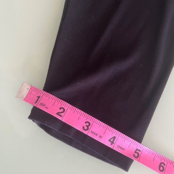 Chicos Women Top Size Mefium Floral Blue/Black Women's Top Long Sleeve Crew Neck - Picture 6 of 8